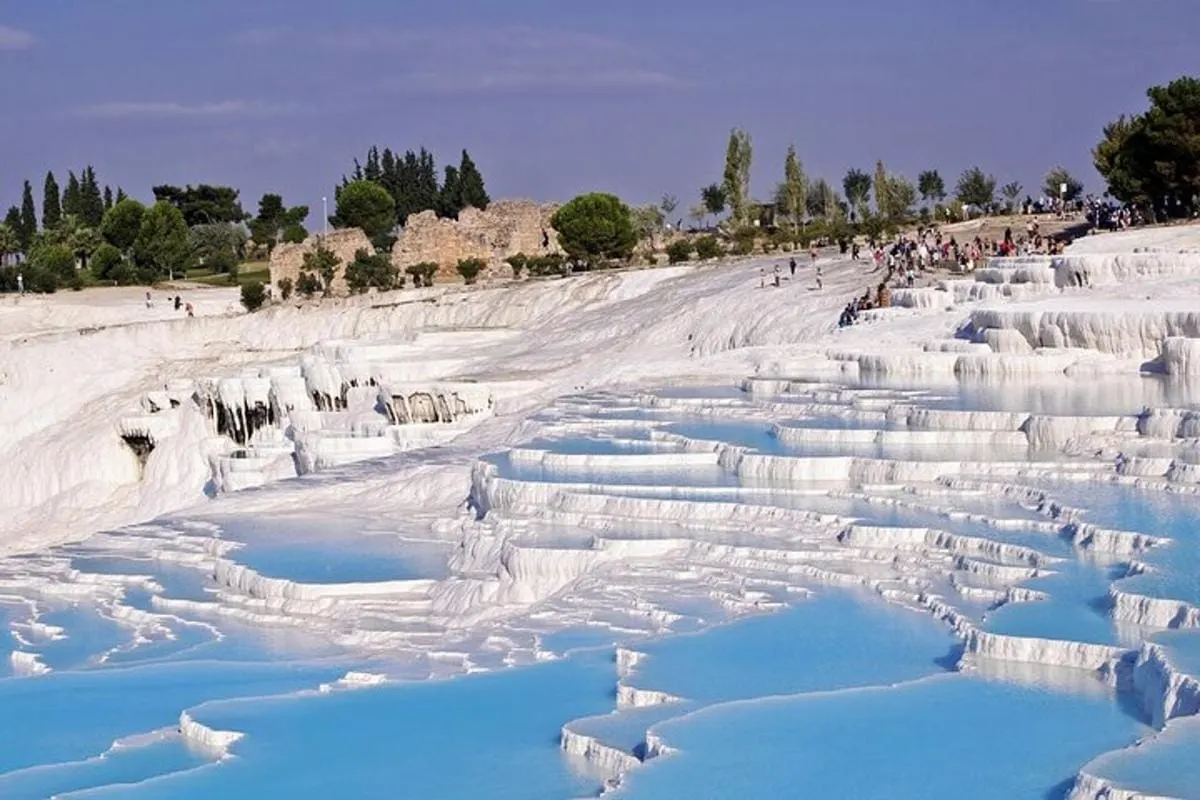 Pamukkale travertenleri Hierapolis gezi rehberi