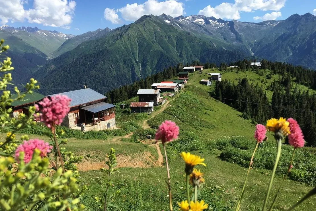Pokut Yaylası temmuz ayında bulut denizi manzarası